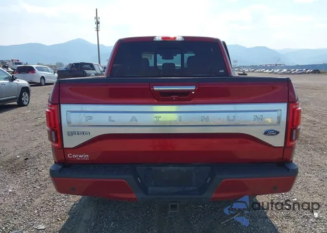 2015 Ford F-150 Platinum from USA, damaged, VIN 1FTEW1EFXFFA11455